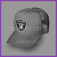 Кепка Тракер Oakland Raiders 'Legend Logo' | Серая