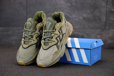 Чоловічі кросівки Adidas Ozweego Green. ТОП Репліка ААА класу., фото 2