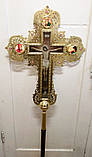 Реставрація старого запрестольний хрест з латуні, фото 2