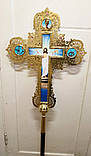 Реставрація старого запрестольний хрест з латуні, фото 3