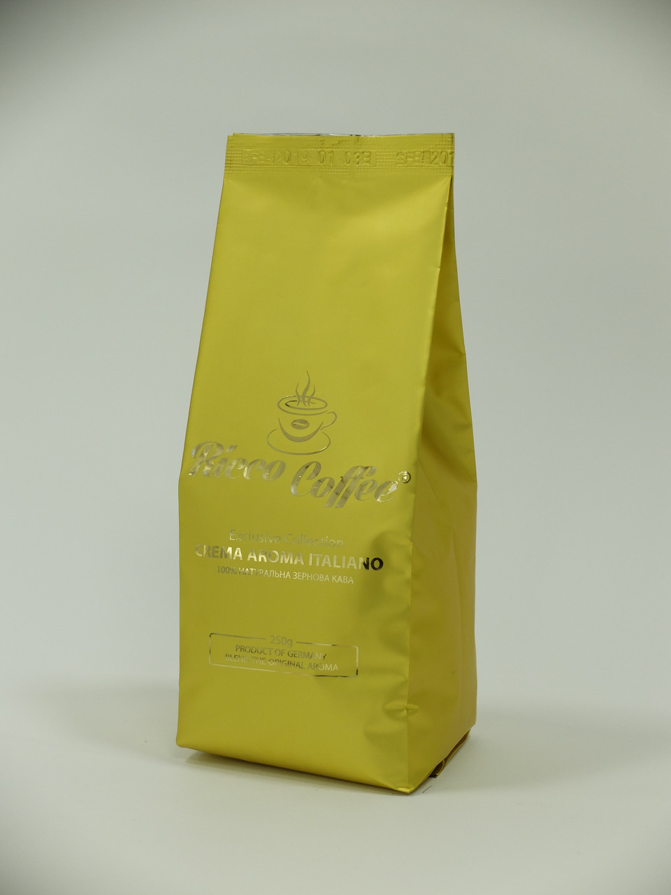 Зернова кава Ricco Coffee Crema Aroma Italiano 250 гр, фото 1