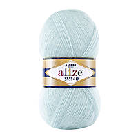 Пряжа для ручного вязания Alize ANGORA REAL 40 (Ализе ангора реал 40) 522 мята