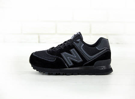 Чоловічі кросівки New Balance 574 Black . ТОП Репліка ААА класу., фото 2