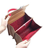 Сумка-портфель шкіряна Silver Taurus 7090 ручної роботи., фото 5