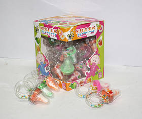 Льодяник Солодка Соска з фруктовим драже 30 шт