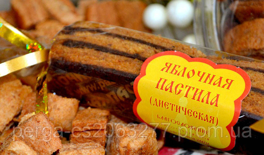 Яблучна Пастила натуральна Дієтична 65г. (батончик)