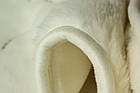 Ковдра з овчини "КЛАСІК", двошарова однотонна, Євро розмір з окантовкою, фото 5