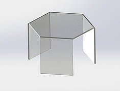 Гірка під товар 123 x 100 x 1.8 мм.