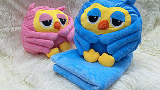 Іграшка плед Сова 3 в 1