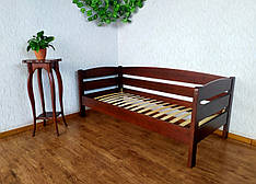 Ліжко односпальне з масиву дерева вільха від виробника "Таїсія" 80х180, колір на вибір