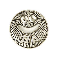 Монетка для гадания Оракул Металл с серябряным покрытием 2x2x0.2 см Серебристый (19130)