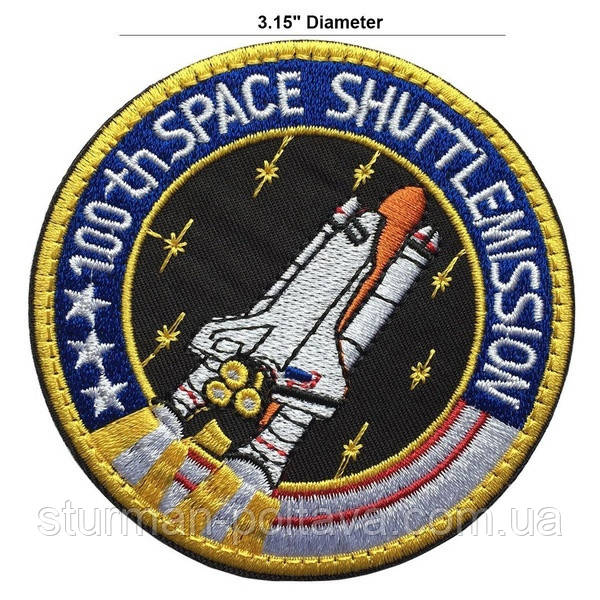 Патч нашивка 100th Space Shuttle Mission NASA (Rotcho) USA, фото 1