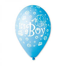 Латексна кулька з малюнком it's A BOY 12" 30см Gemar