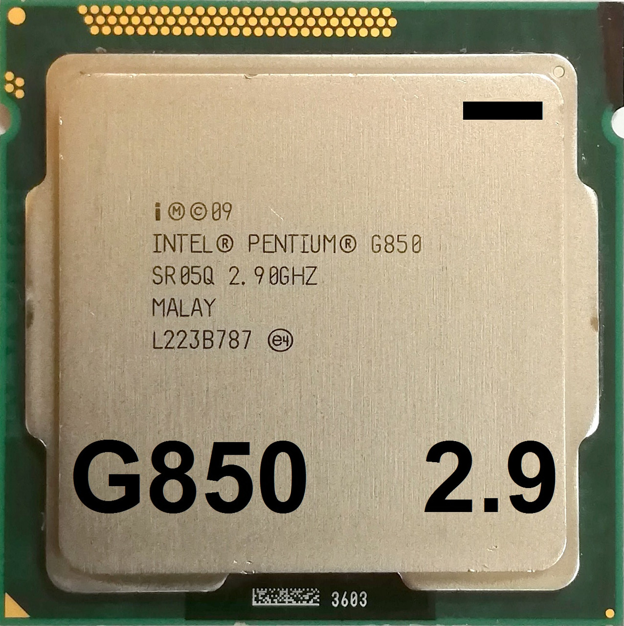 Процессор Intel Pentium G850 Q0 SR05Q 2.9GHz 3M Cache 1333MHz FCLGA ...