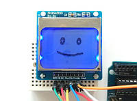 Arduino РК LCD PCB модуль дисплей Nokia 5110 - синій