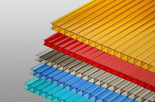 Сотовый поликарбонат Berolux s=10 mm цветной, 3000х2100, фото 1