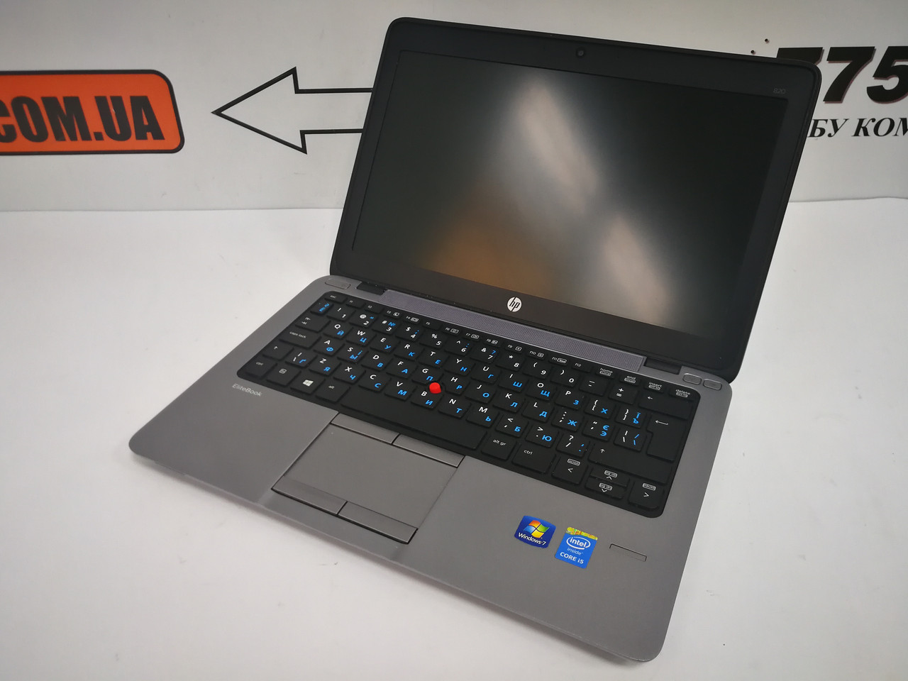 Ноутбук HP EliteBook 820 G1, 12.5" LED IPS, Intel Core i5-4300U 2.9ГГц, RAM 8ГБ, SSD 128ГБ