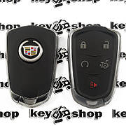 Смарт ключ Каділкак (Cadillac) 5 кнопок, id46 (PCF7952) HITAG2 / 315 Mhz