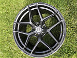 Диски BRIXTON RF7 Radial Forged колір Satin Black 22" BMW 5 G30, фото 3