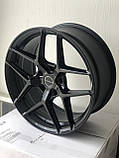 Диски BRIXTON RF7 Radial Forged колір Satin Black 22" BMW 5 G30, фото 4