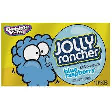 Jolly Rancher Blue Raspberry Bubble Yum, 79 г, фото 2