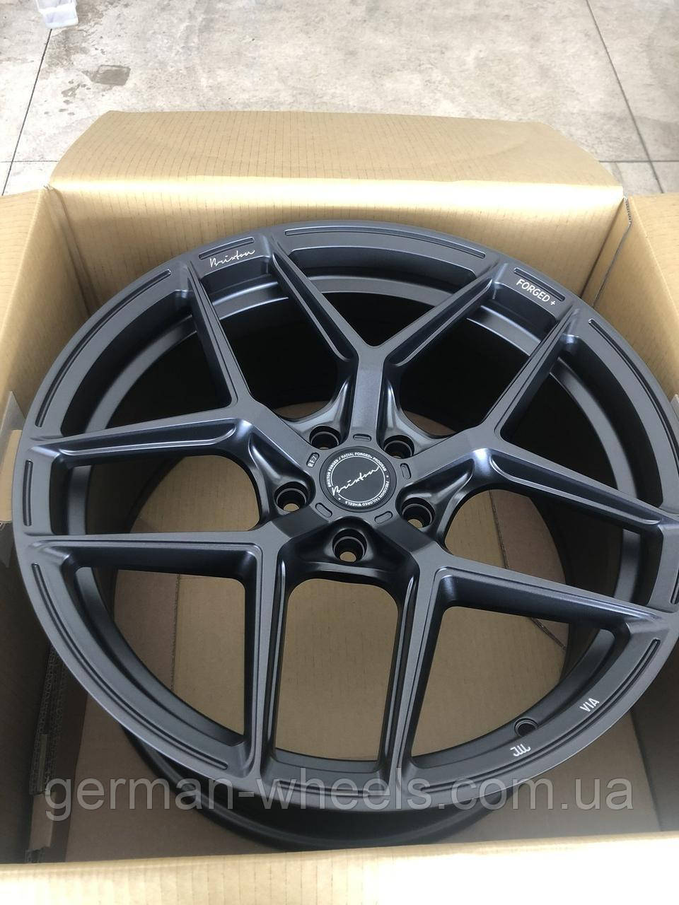 Диски BRIXTON RF7 Radial Forged колір Satin Black 22" BMW 7 G11 / G12