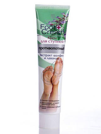 Крем для ступней противопітнілий з екстр. шавлія та лаванди Belle Jardin 125мл (1129), фото 1