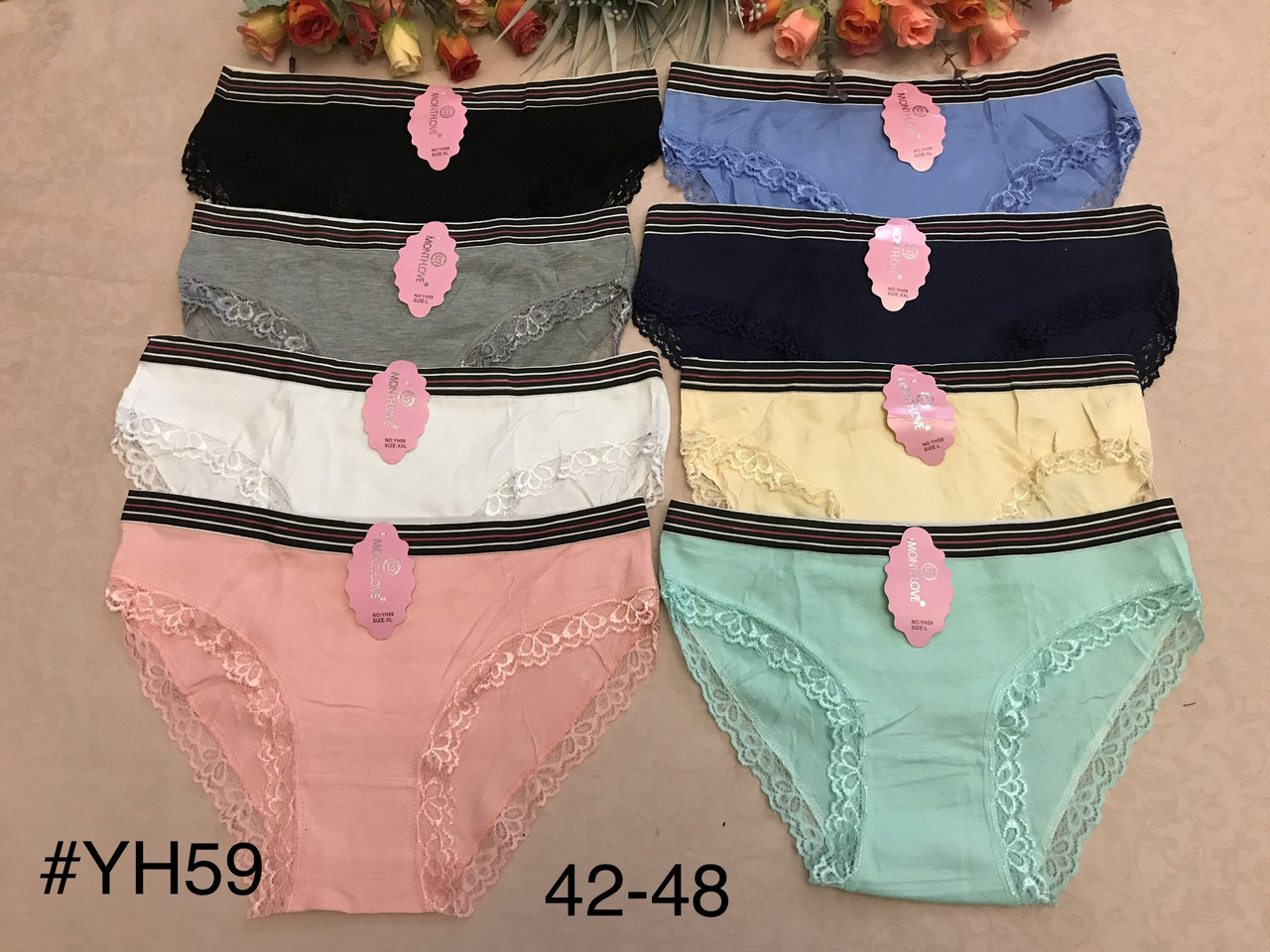 Труси з гумочкою в смужку