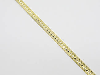 Молдинг декоративний меблевий під гвоздики шириною 10 мм і довжиною 500 мм, золотистий