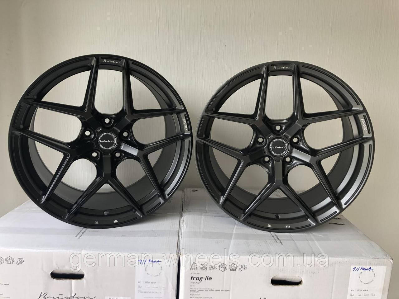 Диски BRIXTON RF7 Radial Forged колір Satin Black 22" BMW X5 G05
