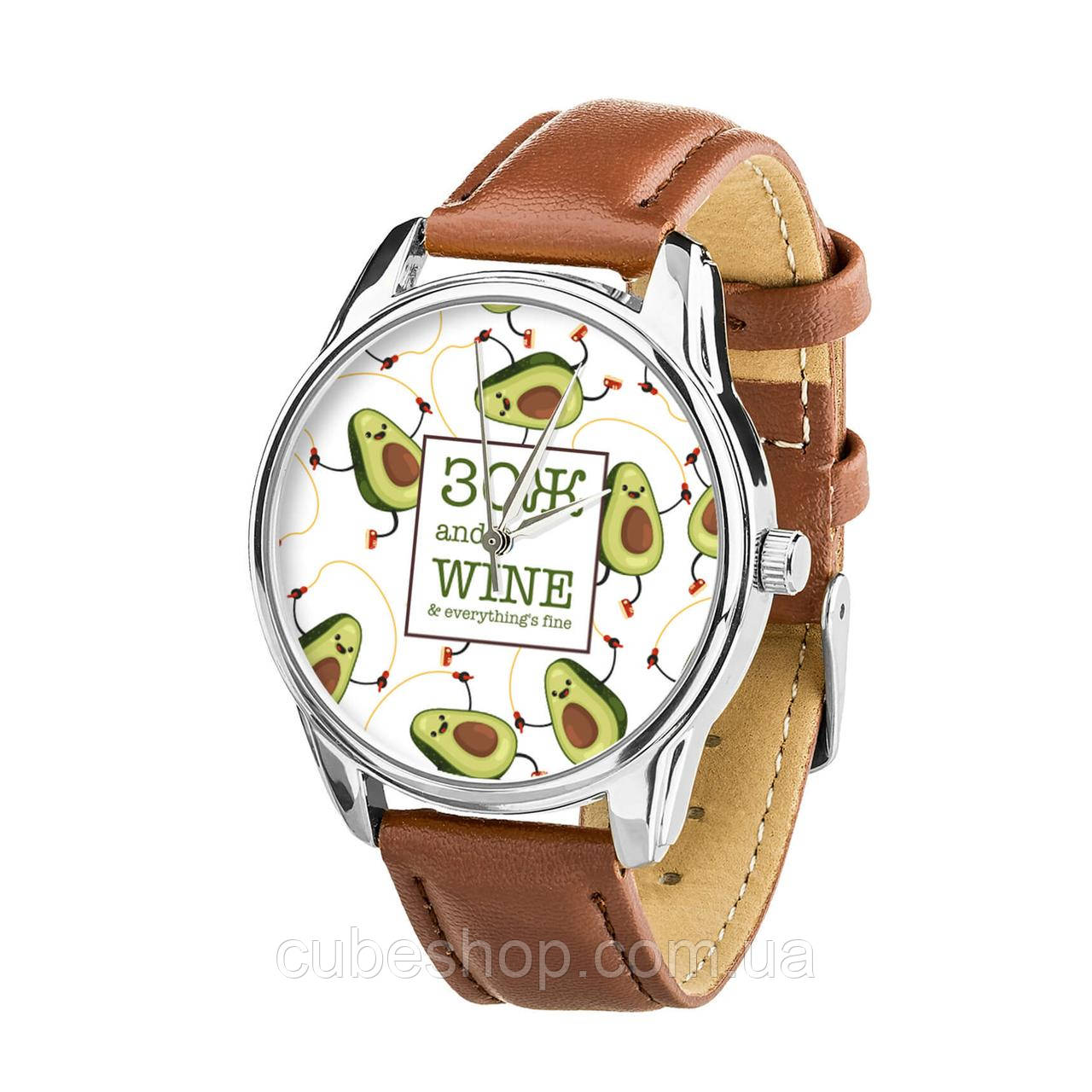 Годинник наручний "ЗОЖ" + додатковий ремінець, фото 1