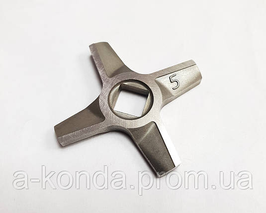 Оригінальний двосторонній ніж для м'ясорубки Zelmer NR5 86.1009 10003882, фото 2