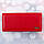 Гаманець жіночий шкіряний Kafa з блокуванням RFID-сигналів, на магніті, червоний, фото 2
