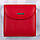 Маленький шкіряний жіночий гаманець Kafa з блокуванням RFID-сигналів, червоний, фото 8