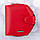 Гаманець жіночий шкіряний KAFA з блокуванням RFID-сигналів, червоний, фото 2