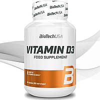 Витамин Д BioTech Vitamin D3 60 caps.