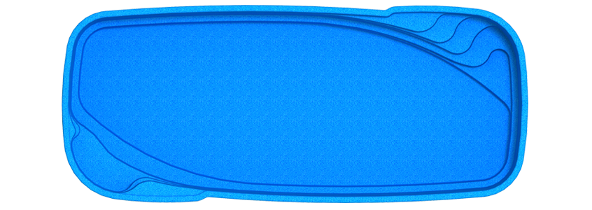 Чаша для басейну "Женева" 7,8м х 3,4м х 1,6м, фото 1