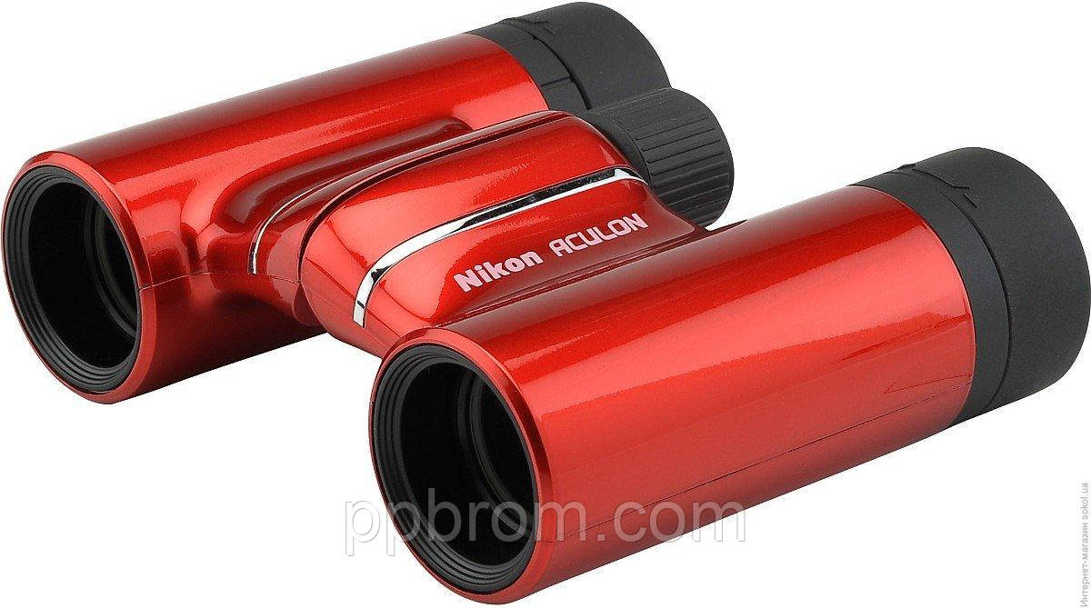 Оригінальний бінокль Nikon Aculon T01 10x21 Red
