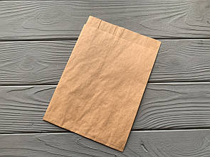 Пакет саше коричневий 210х140х50 мм. (стандарт 40гр/м2) 19Ф