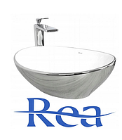 Умивальник накладний керамічний Rea Sofia Silver REA-U0420, раковина