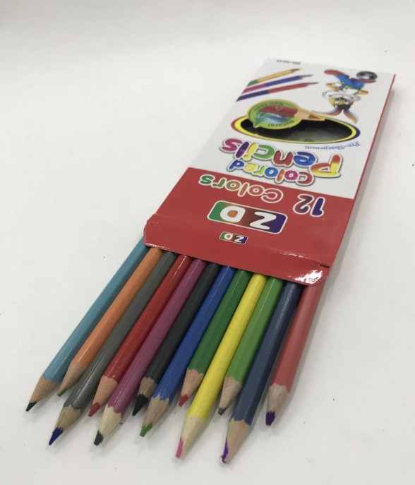 Кольорові олівці фото