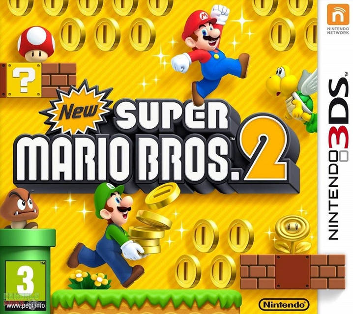 New Super Mario Bros. 2 (3DS, русская версия), цена: 1780
