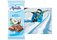 Смачний і ніжний шоколад Альпінелла зі смаком кокосу