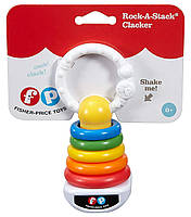 Брязкальце Пірамідка 2 в 1 Fisher Price DFR09, фото 2