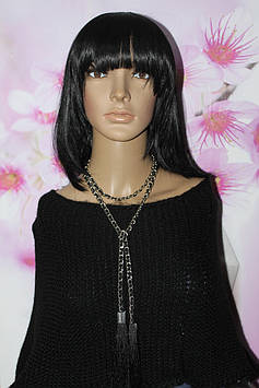 Приваблива підвіска шнурок в ланцюжку з китицями - мітелками