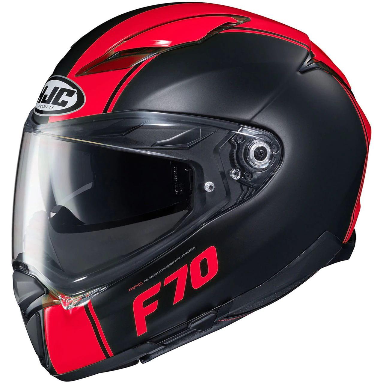 Мотошолом HJC F70 Mago (червоний)