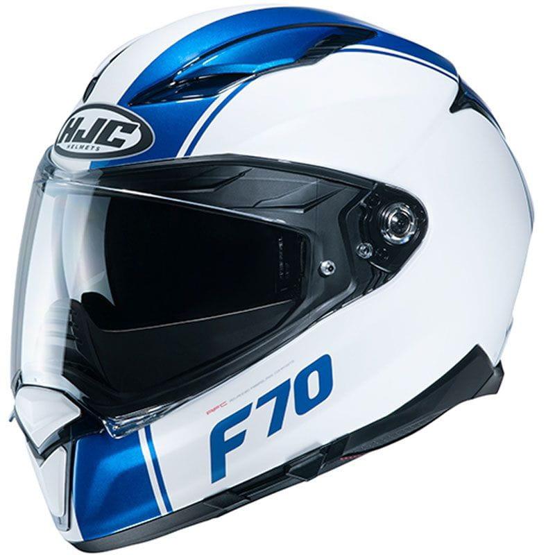 Мотошолом HJC F70 Mago (синій)