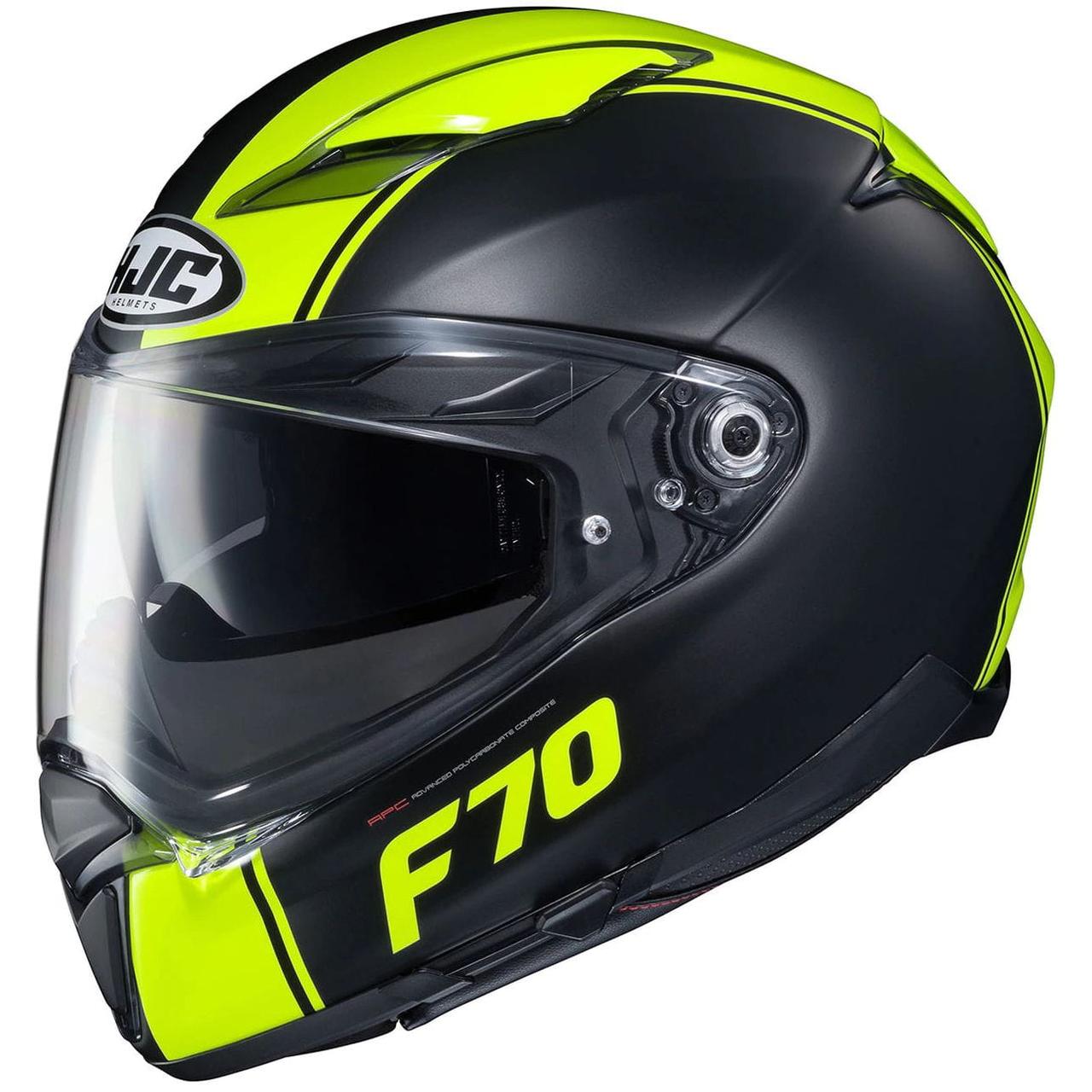 Мотошолом HJC F70 Mago (жовтий)