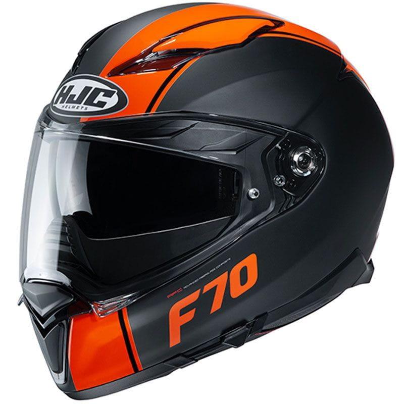 Мотошолом HJC F70 Mago (жовтогарячий)