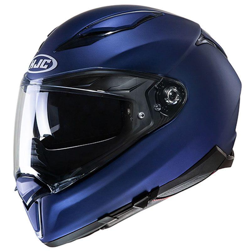 Мотошолом HJC F70 Semi Flat (синій)